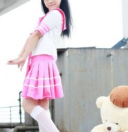 好久没看到这么漂亮的双马尾萝莉了!关键还是中筒袜配凉鞋!【5P】